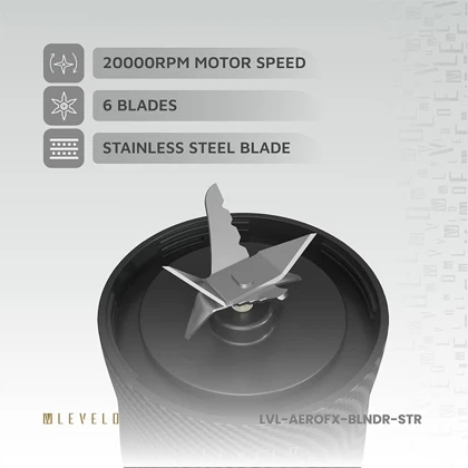 شیکر شارژی مسافرتی LEVELO مدل AeroFlex