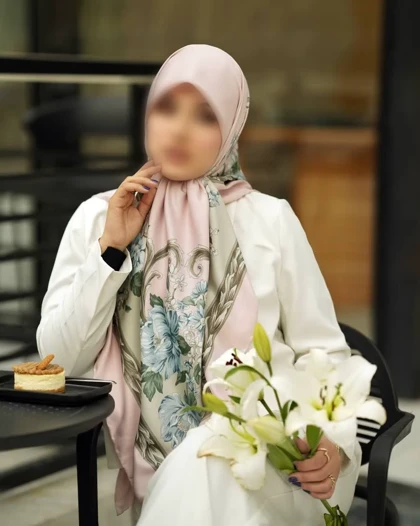 روسری ابریشم توییل مجلسی وارداتی زنانه دخترانه