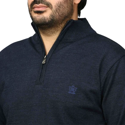 پلیور بافت نیم زیپ ماراتن مدل 1719854