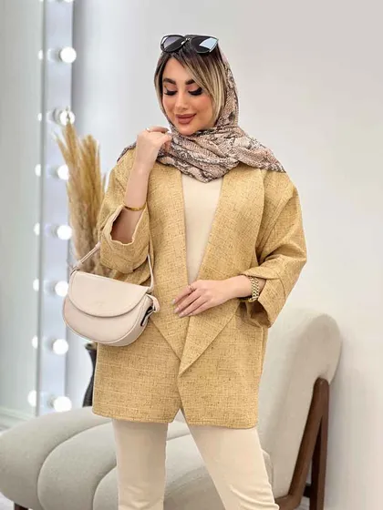 مانتو دو جیب نما پایین هلال