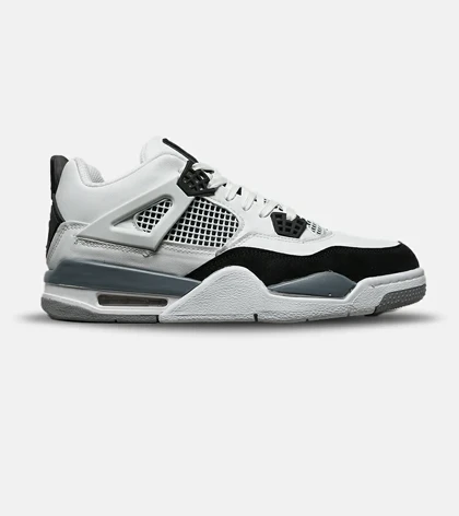 کتانی ساق‌دار بزرگ پا سفید Nike air jordan 4 مدل 8331
