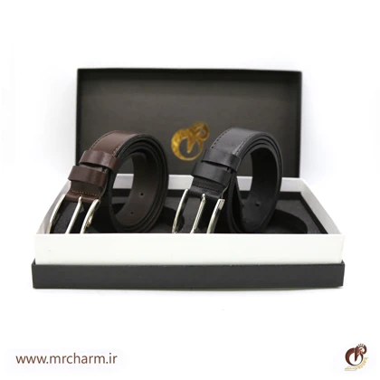 هدیه ست چرم کمربند مردانه mrc131-44