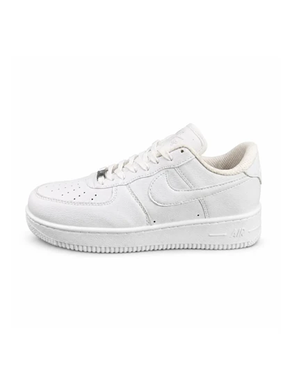 کفش کتانی مردانه مدل نایک ایرفورس 1 سفید تمام Nike air force