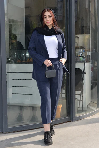 خرید عمده کت و شلوار زنانه پارچه دیپلمات قیمت عمده 540 تومن