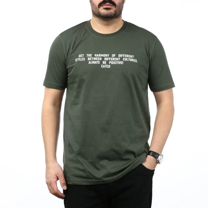 تیشرت آستین کوتاه چاپی مردانه سیزر مدل 15518814