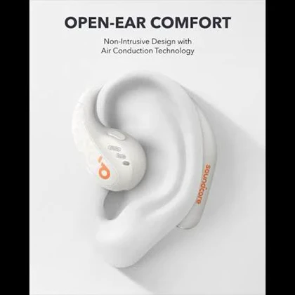 هندزفری بلوتوثی Soundcore AeroFit Pro با طراحی Open-Ear، LDAC، درایور 16.2 میلی‌متری و باتری 46 ساعته
