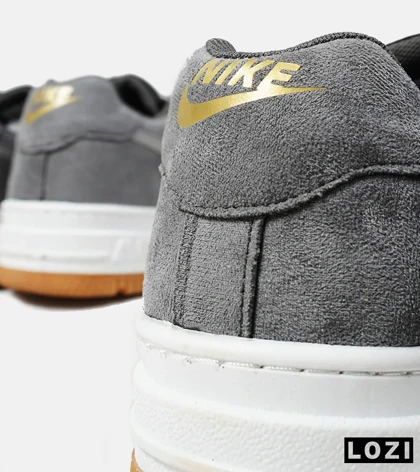 کفش کتانی مردانه بزرگ پا طوسی مشکی NIKE AIR FORCE مدل 4063