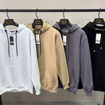 هودی سفید ساده (بیسیک)