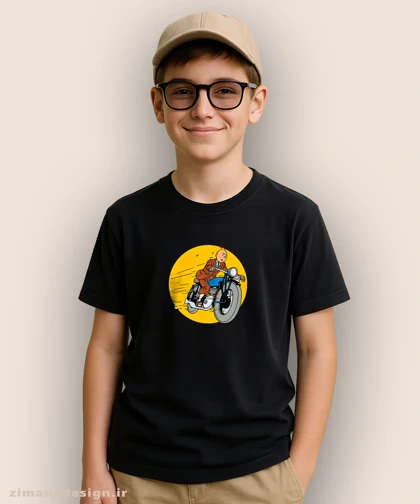 تیشرت بچگانه طرح تن تن کد 950
