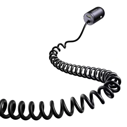شارژر فندکی فست شارژ ماشین تایپ سی 30 وات بیسوسBaseus C00035001121-01 همراه با کابل متصل لایتنینگ