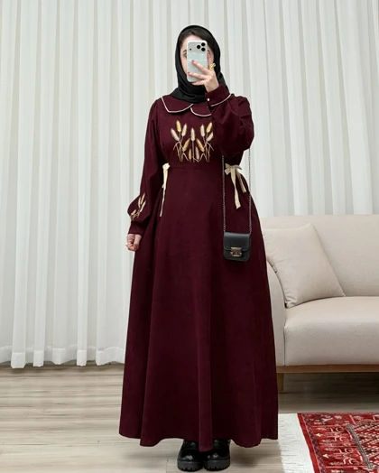 کفتان کبریتی گلدوزی مدل پاییزه