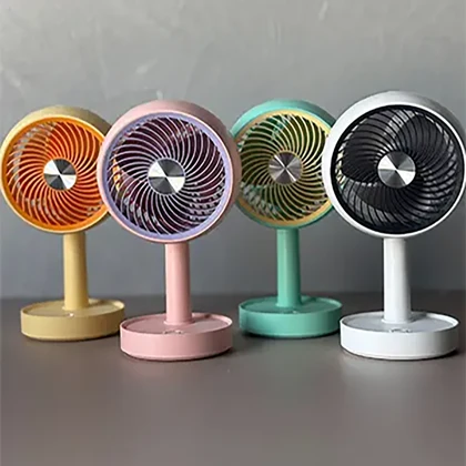 پنکه رومیزی قابل شارژ یاسه YASE مدل YS-2263 با قابلیت تنظیم ارتفاع