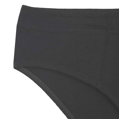 شورت اسلیپ پنبه کش لیفه ای (تک عددی) زغالی