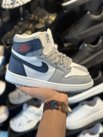 کتانی ساق‌دار طوسی سرمه ای