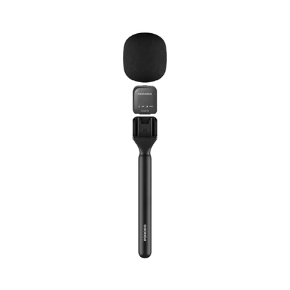 میکروفون دستی و یقه ای پرودو مدل PORODO TWO-DEVICE CONNECT HANDHELD LAVALIER MICROPHONE PDLFST133BK