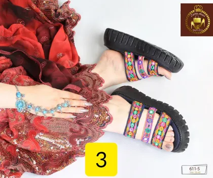 صندل دمپایی تمام طبی لژدار زنانه 611 -5