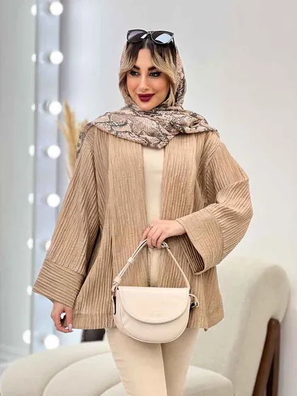 مانتو هلالی بغل چاک