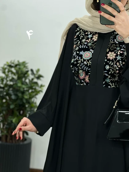 عبای بلند سوزندوزی اسرا