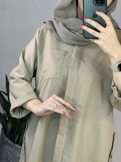 مانتو دکمه دار یکتا