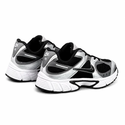 کفش کتانی مردانه رانینگ مدل نایکی V5 سفید طوسی مشکی Nike V5