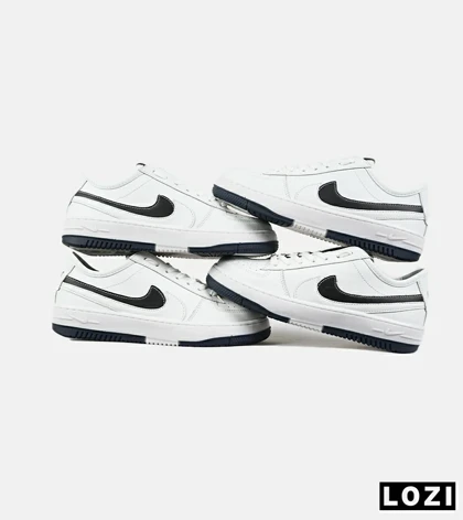 کفش مردانه و زنانه سفید مشکی NIKE AirForce 1 low مدل 7422
