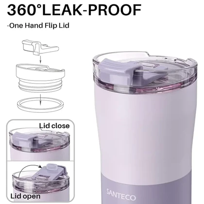 ماگ دو جداره SANTECO KARIBA 500 ml