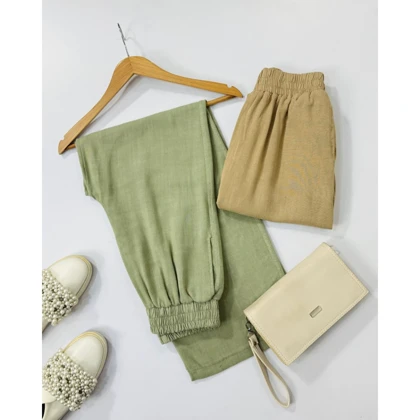 شلوار لینن اهورا