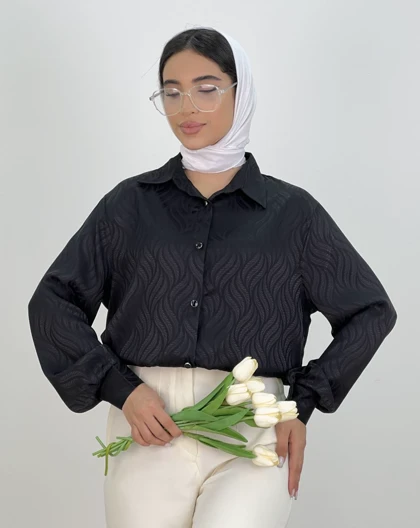 شومیز ساتن برکه(41)کد:4740