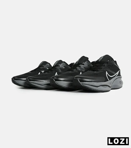 کفش کتانی مردانه و زنانه مشکی طوسی NIKE zoom x smiley