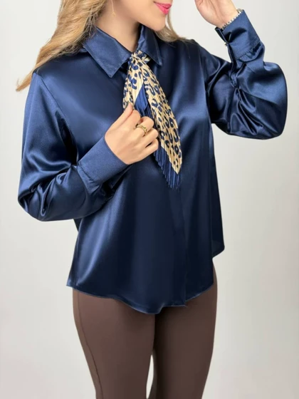 شومیز ساتن جدید زنانه کد SOFT