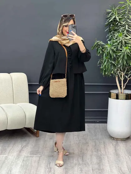 کت و پیراهن کمر پیله دار