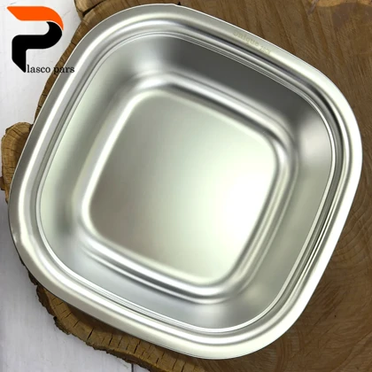 لگن مربع جدید استیل 32 سانت