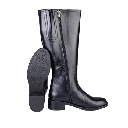 بوت چرم بندی بلند زنانه 336