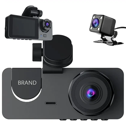 دوربین ثبت وقایع خودرو مدل Black Box Dvr با دولنز دوربین