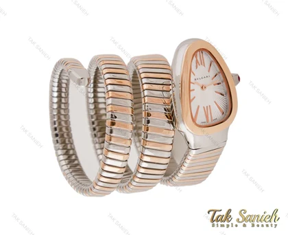 ساعت بولگاری ماری زنانه رزگلد نقره ای Bvlgari-3758-L