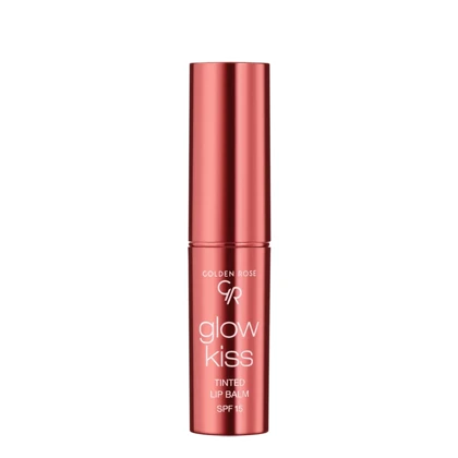 بالم لب جامد گلدن رز مدل Glow Kiss Tinted رنگ Peach Shake شماره 04
