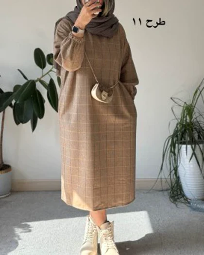 کفتان پشمی چهارخونه دیبا 7