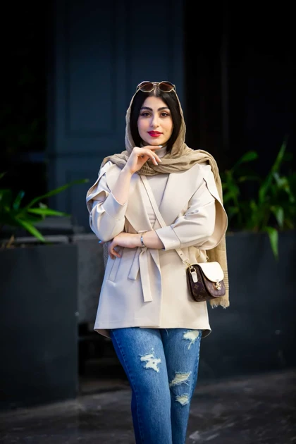 مانتو مازراتی استین شنل دار