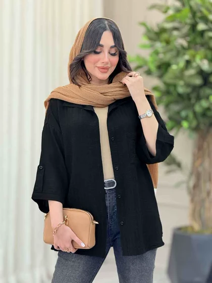 شومیز آستین پاگن ثمین