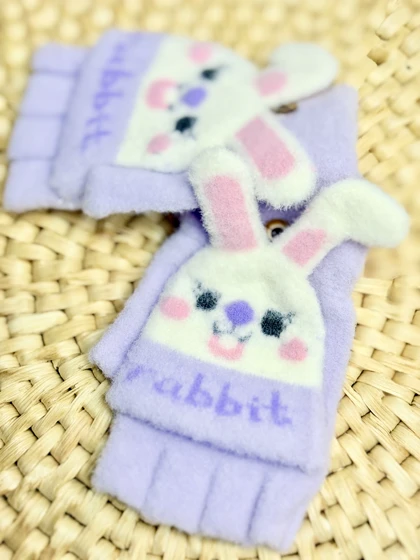 دستکش بچگانه موهر کلاهدار