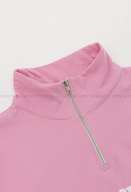 دورس نیم زیپ چاپ پفکی کد1005154