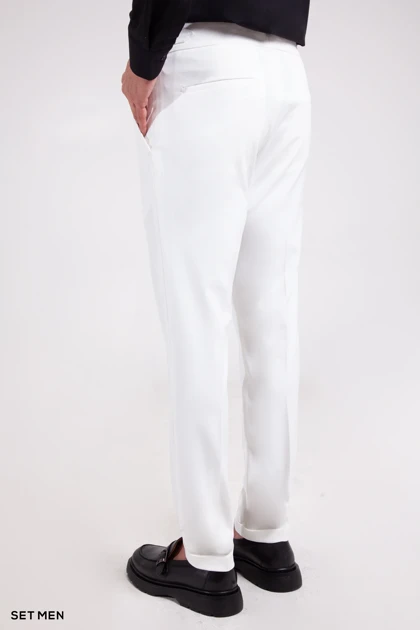 شلوار پارچه ای مردانه کمر پهن ایتالیایی