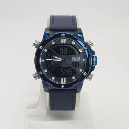 ساعت مچی مردانه او و ام O&M 2201 دو زمانه و دوموتوره