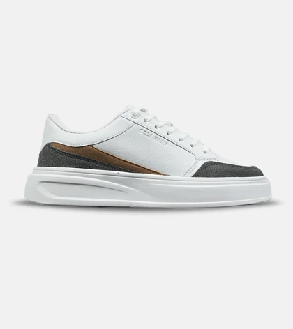 کفش کتانی کژوال مردانه و زنانه سفید طوسی Cole Haan GrandPrø مدل 8846