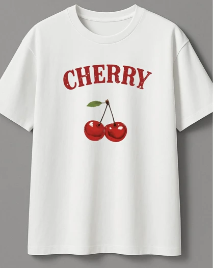 تیشرت طرح cherry کد 295823