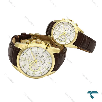 ساعت رومنسون ست طلایی صفحه سفید Romanson-5939-S