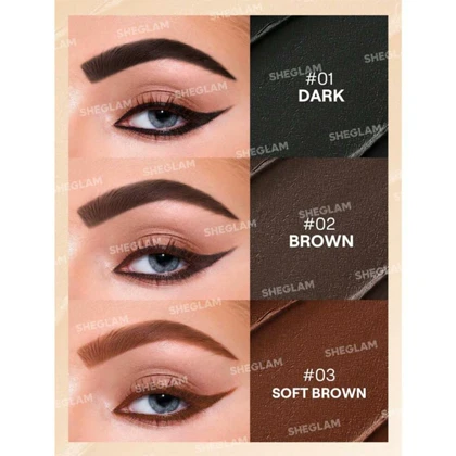 پالت 3 عددی خط چشم و ابرو ژلی شیگلم (SHEGLAM)