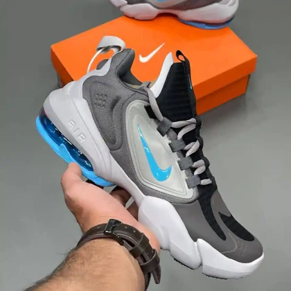 کفش نایک ایر مکس آلفا ساویج طوسی آبی Nike Air Max Alpha Savage Grey Blue