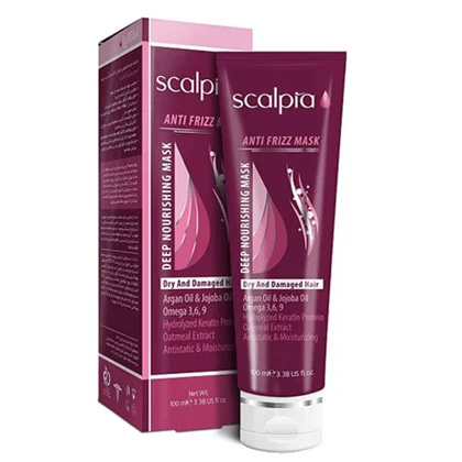 ماسک مو خشک و آسیب دیده بدون نیاز به آبکشی اسکالپیا 100 میل