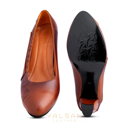 ست کیف و کفش زنانه چرم یلسان مدل دلسا کد 904-ANA-GC